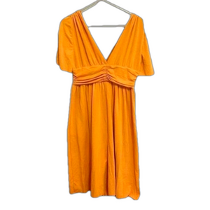 𝅺amanda Uprichard Orange Flowy Dress